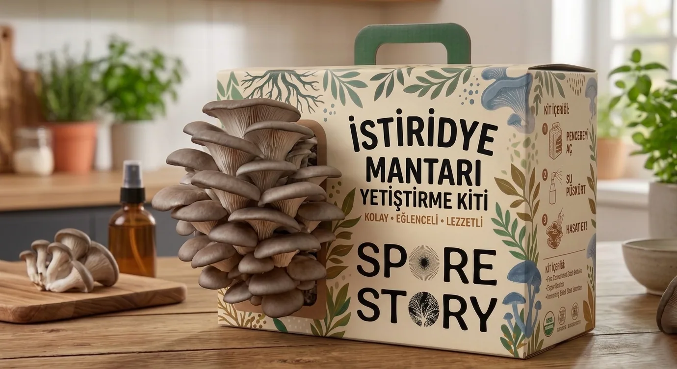 İstiridye mantarı yetiştirme kiti